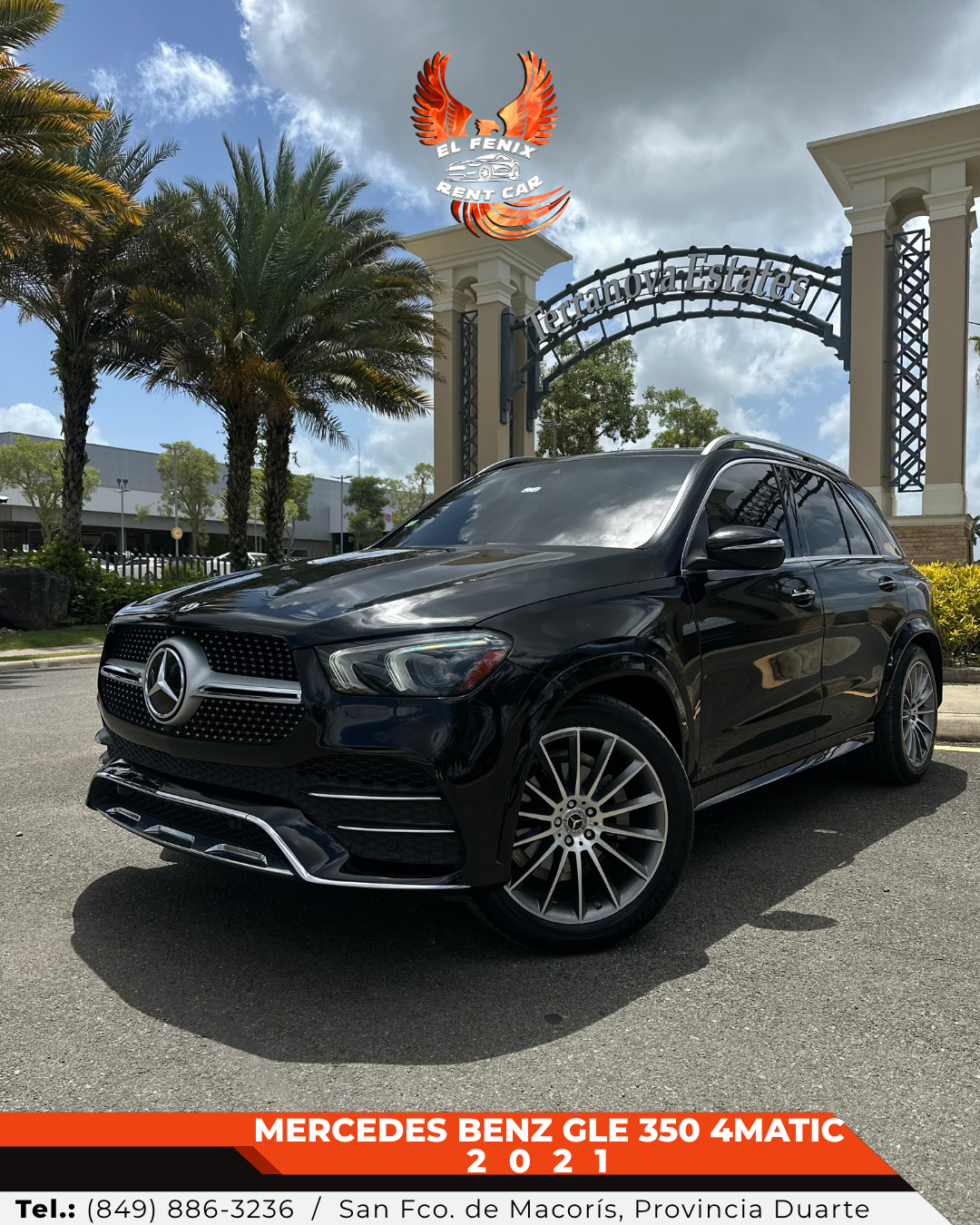 Mercedes Benz GLE 350 2021 en renta en San Francisco de Macorís